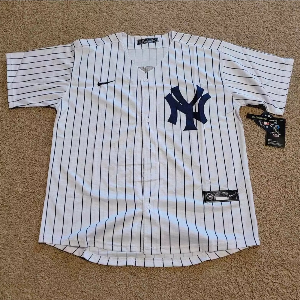 2025 NY Yankees Nike White HOME Jersey #99 JUDGE